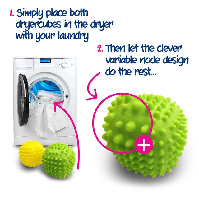 Ecozone dryer cubes pack of 2 - British product