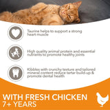 Iams senior cat food with fresh chicken 800g, UK version