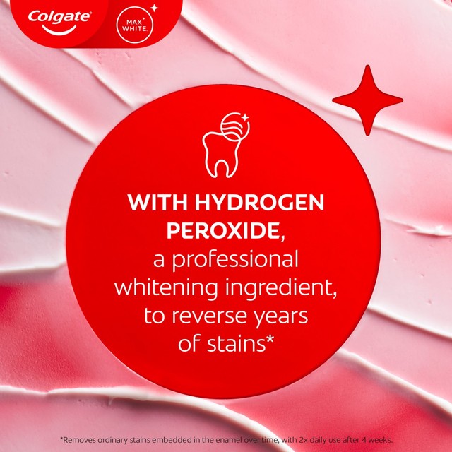 Colgate Max White Clinical Sensitive Whitening Toothpaste 75ml - British product