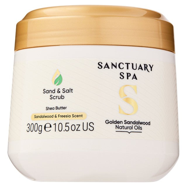 Sanctuary Spa Golden Sandalwood body scrub 300g (British brand)