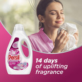 Persil Ultimate Touch of Comfort liquid laundry detergent 837ml, imported from the UK