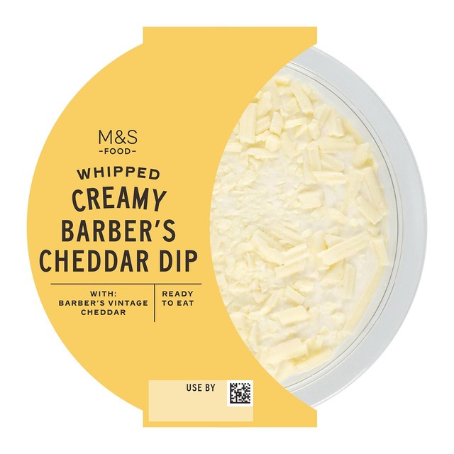 M&S whipped Barber's Cheddar cheese dip 170g, imported from the UK