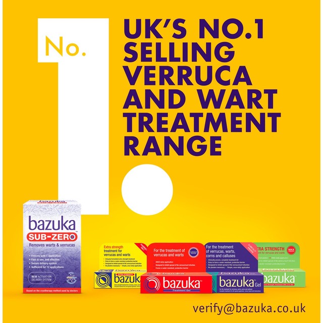 Bazuka Sub Zero wart and verruca freezing removal device - British product