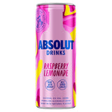 Absolut Raspberry Lemonade vodka cocktail 250ml - British product