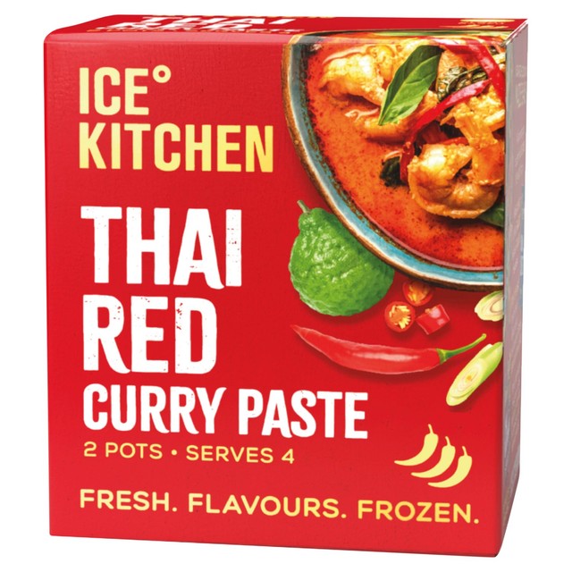 Ice Kitchen Thai red curry paste 2 x 77g, UK version