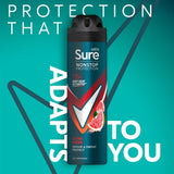 Sure men's antiperspirant deodorant spray Ultra Fresh 150ml (British brand)