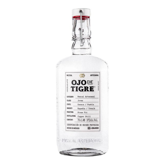Ojo De Tigre Mezcal 70cl, imported from the UK