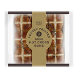 M&S Mini Hot Cross Buns 9 count, imported from the UK