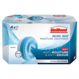 Unibond AERO 360 Neutral moisture absorber refill tabs 4 x 450g (British brand)