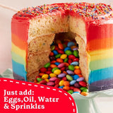 Betty Crocker Rainbow Chip Party Cake Mix 425g - British product