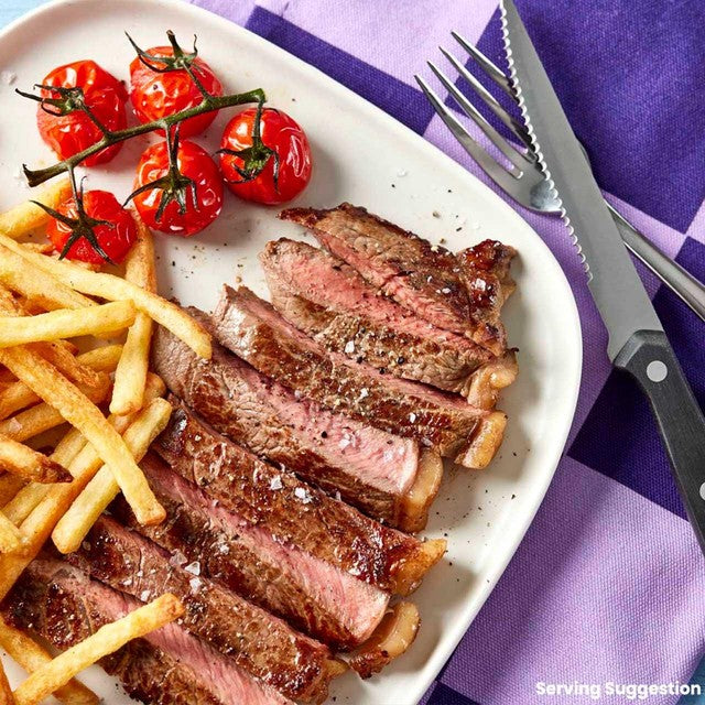 Ocado beef sirloin steak 225g, imported from the UK