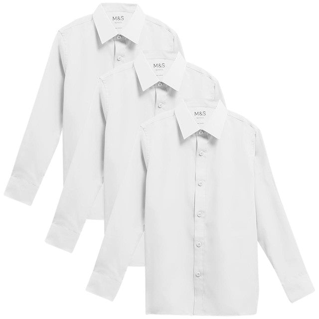 M&S boys 3-pack shirt size 3-4 years, imported from the UK