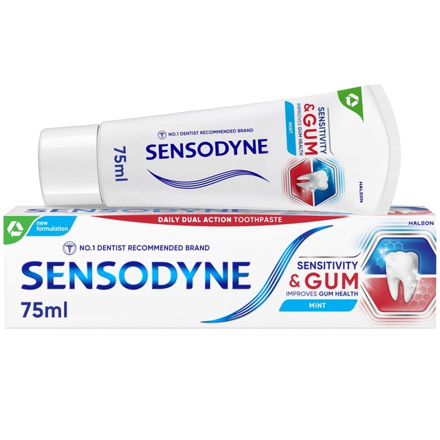 Sensodyne Sensitivity & Gum Original Toothpaste 75ml (British brand)