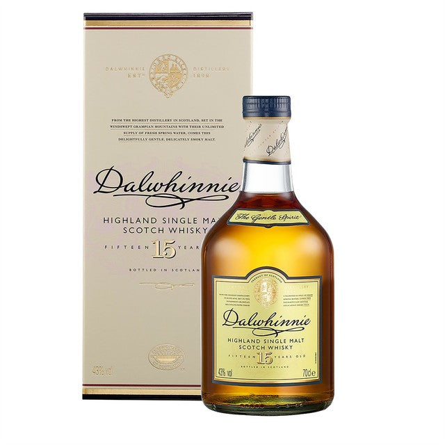 Dalwhinnie 15 Year Old Single Malt Scotch Whisky 70cl - British product