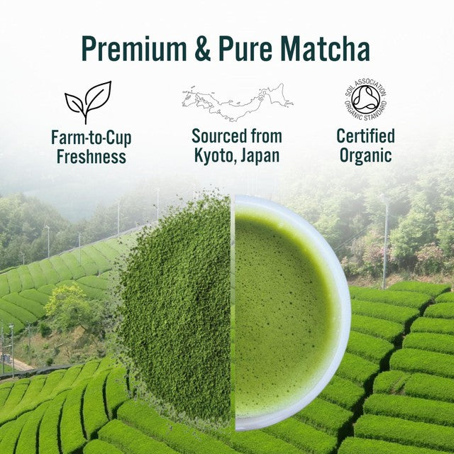 Green Origins Organic Super Japanese Matcha Latte Blend 100g, UK version