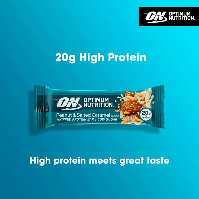 Optimum Nutrition protein bar Peanut & Salted Caramel 60g, imported from the UK