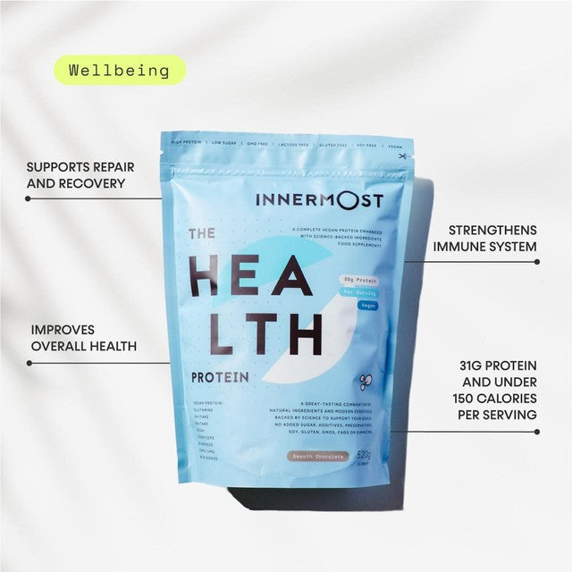 Innermost vegan protein powder chocolate 520g, UK version