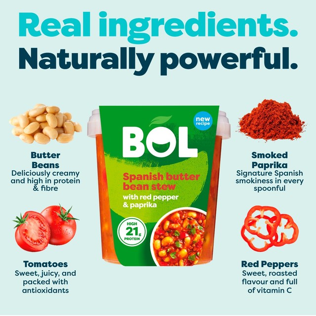 BOL Spanish butter bean stew with red peppers 450g, UK version