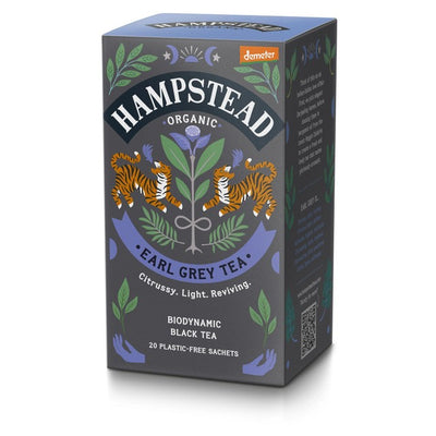 Hampstead Tea Organic Earl Grey Black Tea Bags 20s