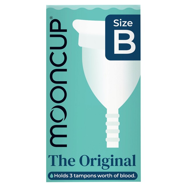 Mooncup Original Menstrual Cup Size B, imported from the UK