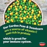 Birds Eye Garden Peas and Sweetcorn frozen mixed vegetables 640g - British product