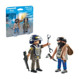 Playmobil Police Thief DuoPack toy set, imported from the UK