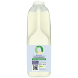 Ocado organic semi skimmed milk 2 pints, imported from the UK