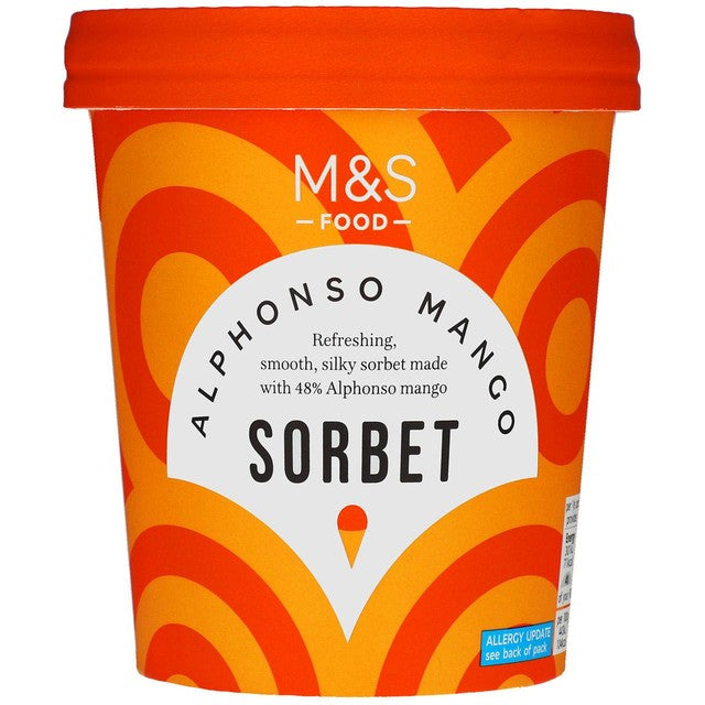 M&S Alphonso Mango Sorbet 500ml - British product