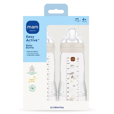 MAM Easy Active Baby Bottle Grey 330ml