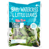 Steve's Leaves baby watercress and little leaves salad mix 60g (British brand)