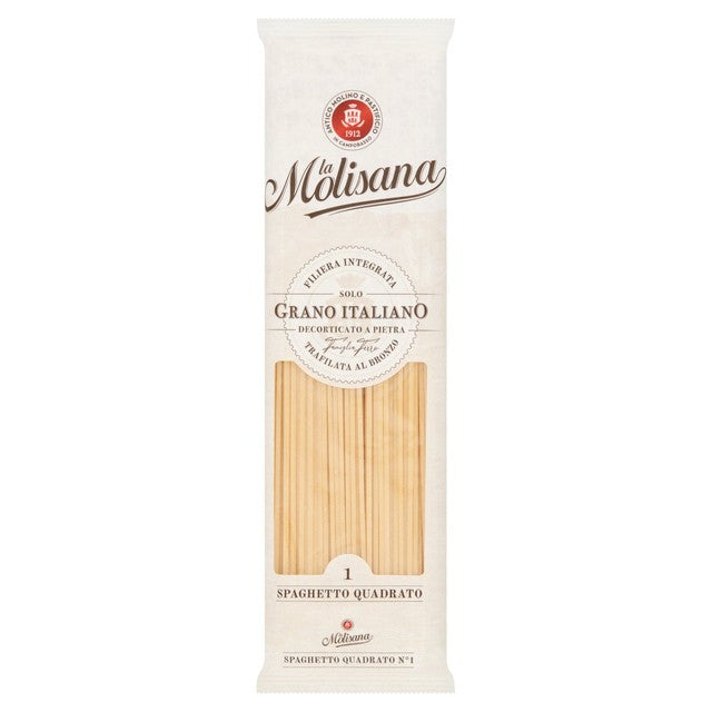 La Molisana Quadrato square spaghetti pasta 500g, UK version