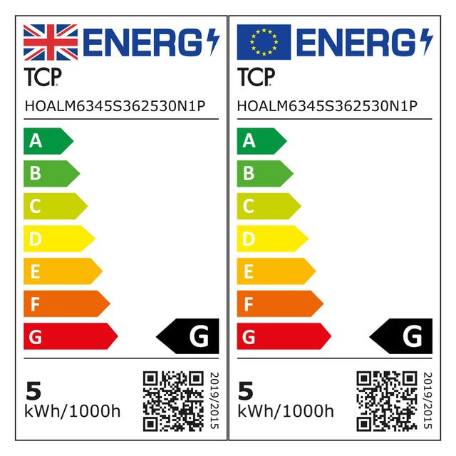 TCP MR16 35W Warm White LED spotlight bulb (British brand)
