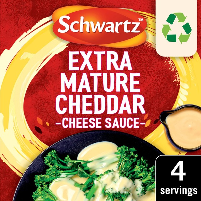 Schwartz Extra Mature Cheddar Cheese Sauce Mix 30g (British brand)