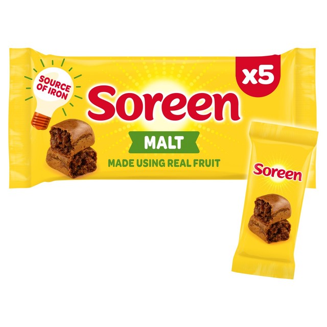 Soreen malt lunchbox loaves 5 x 30g (British brand)