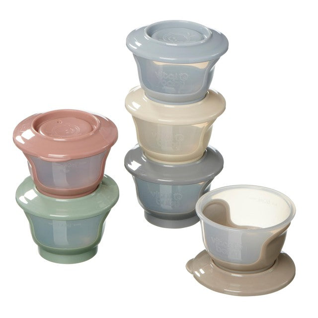 Vital Baby biodegradable pots 60ml 6pk (British brand)