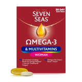 Seven Seas Omega-3 and Multivitamins Woman 60 per pack (British brand)
