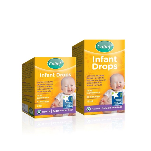 Colief lactase enzyme infant drops 7ml - British product