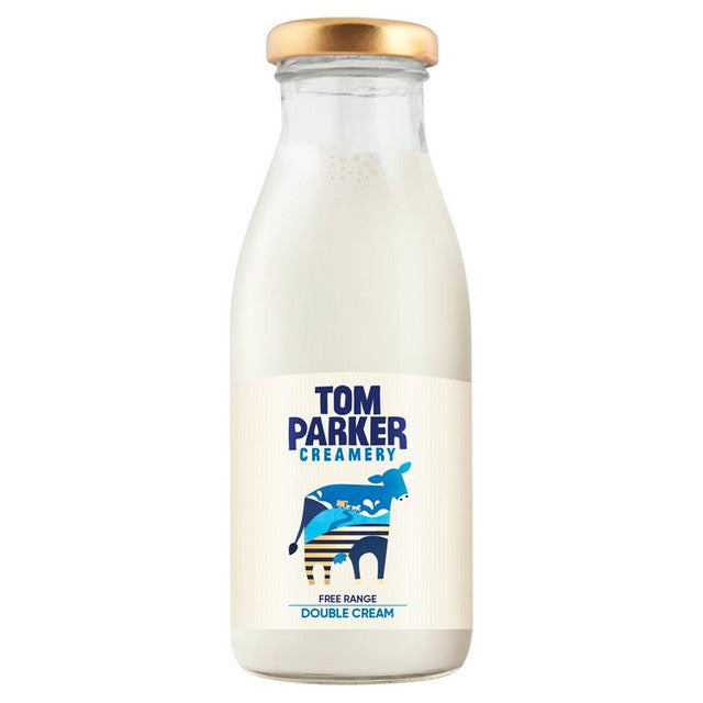 Tom Parker fresh pasteurised double cream 250ml (British brand)