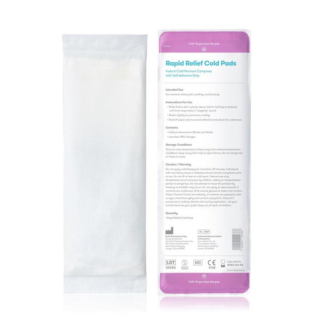 Frida Baby postpartum instant ice maxi pads 8 pack with 2 disposable underwear - British product