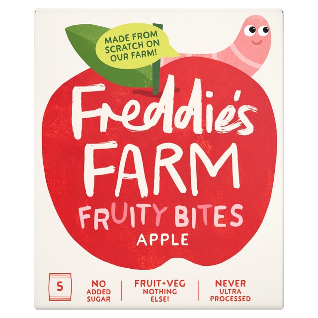 Freddie's Farm dried apple fruit bites 100g - British product