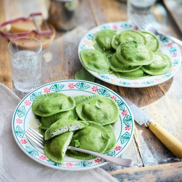Picard Girasoli Ravioli with burrata and basil 410g, UK version