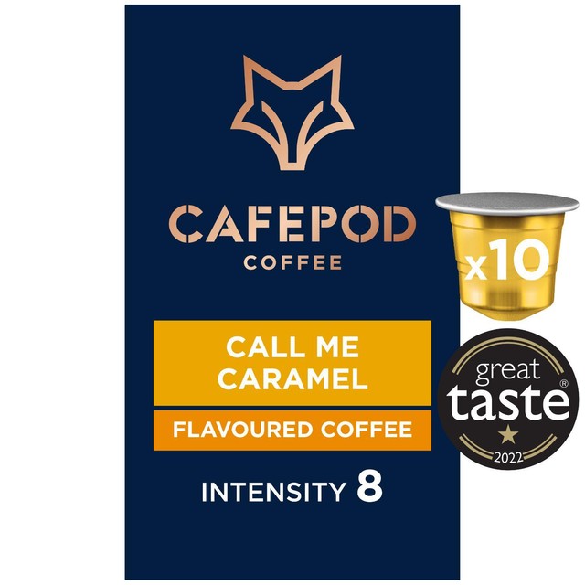 CafePod Caramel coffee pods 10 pack - British product