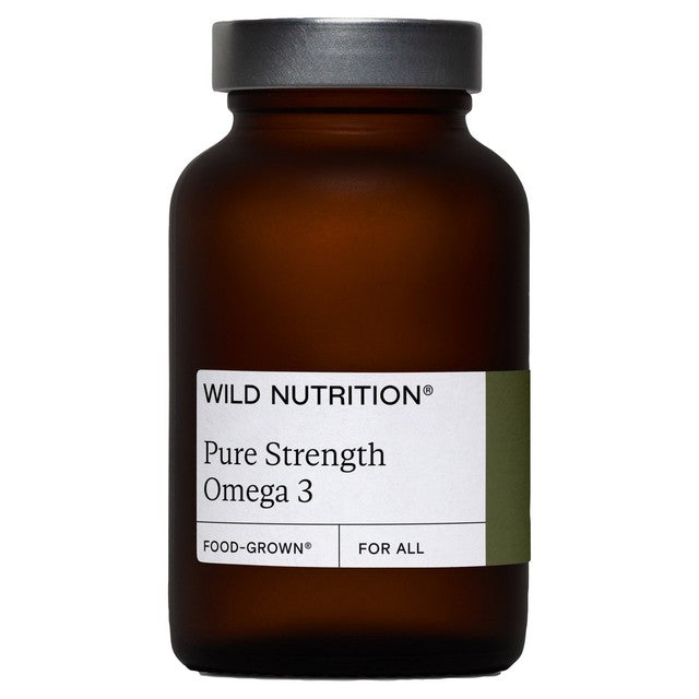 Wild Nutrition pure strength omega 3 capsules 120 count (British brand)