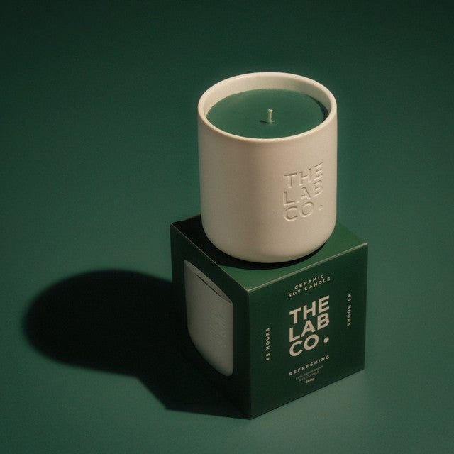 The Lab Co. Refreshing Ceramic Boxed Candle