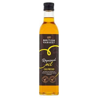 British Harvest Cold Pressed Rapeseed Cooking Oil 500ml