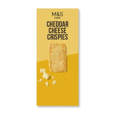 M&S Cheddar Cheese Crispies Puff Pastry Snacks Twin Pack 2 x 100g