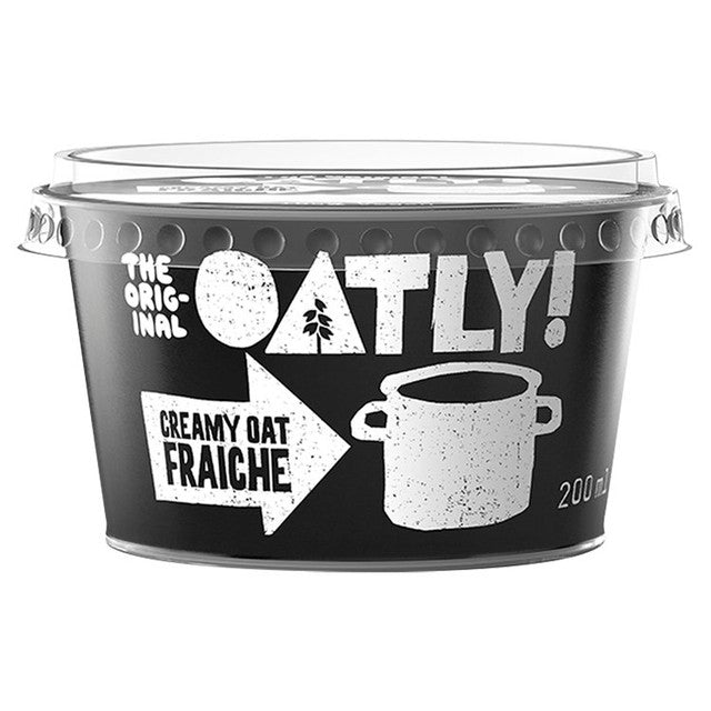 Oatly Creamy Oat Fraiche 200ml, imported from the UK