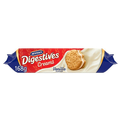 McVitie's Digestives Creams Vanilla Biscuits 168g
