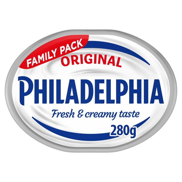 Philadelphia original soft cream cheese 280g, imported from the UK