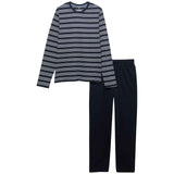 M&S pure cotton striped pyjama set in navy, size XXL, imported from the UK